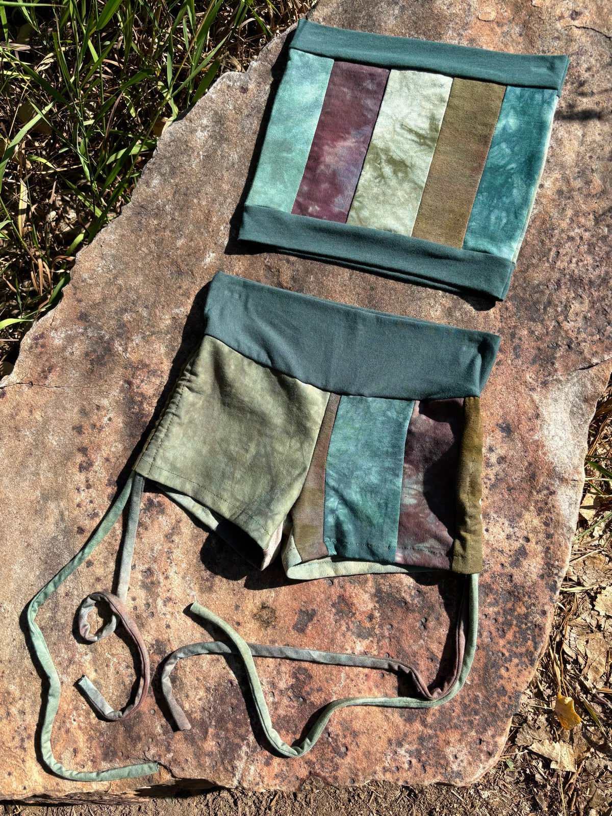 patchwork tube top // extra small
