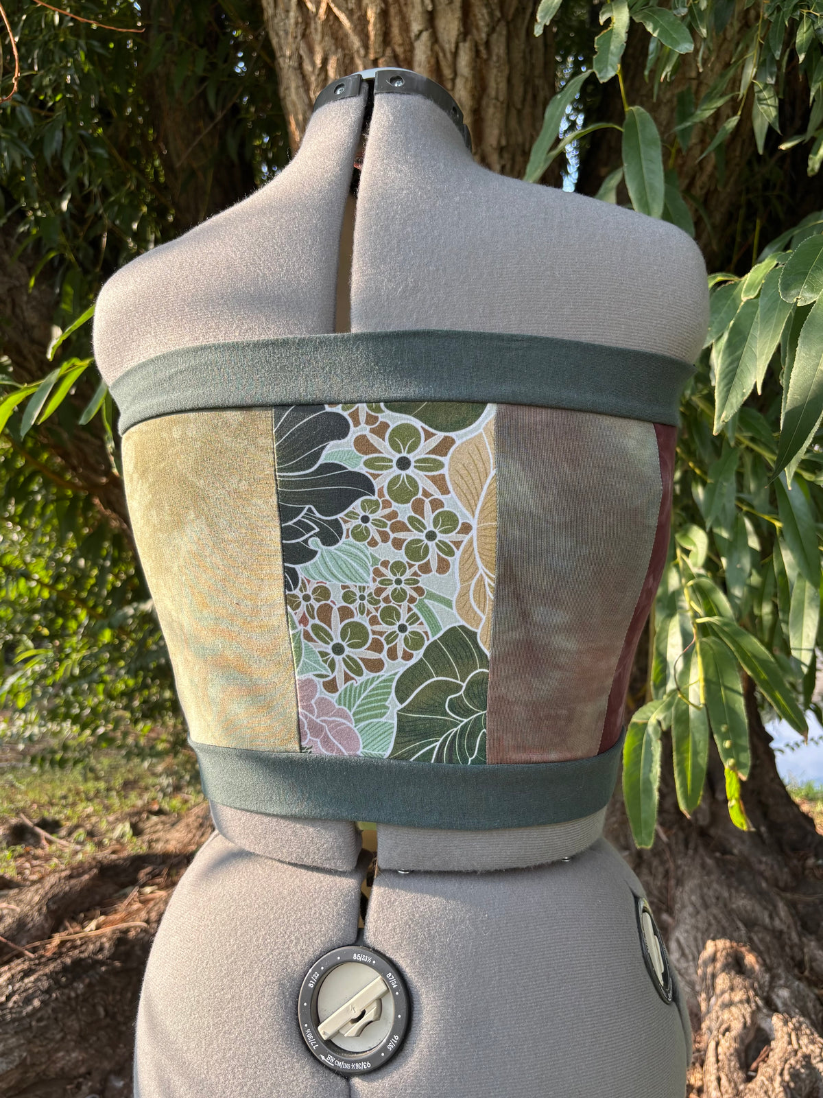 patchwork tube top // extra large