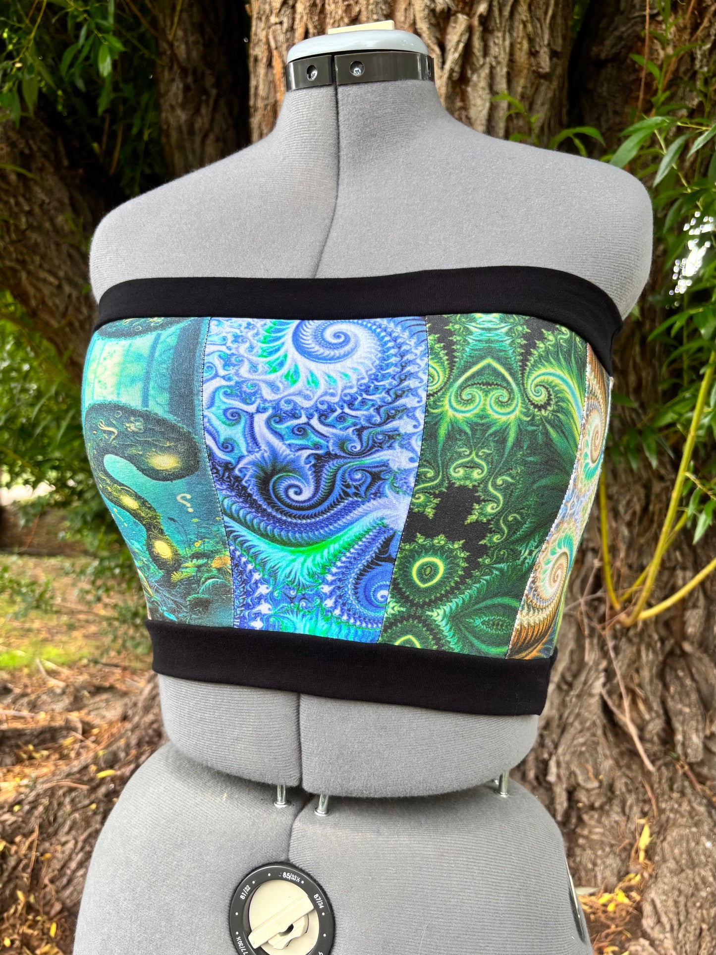 patchwork tube top // large