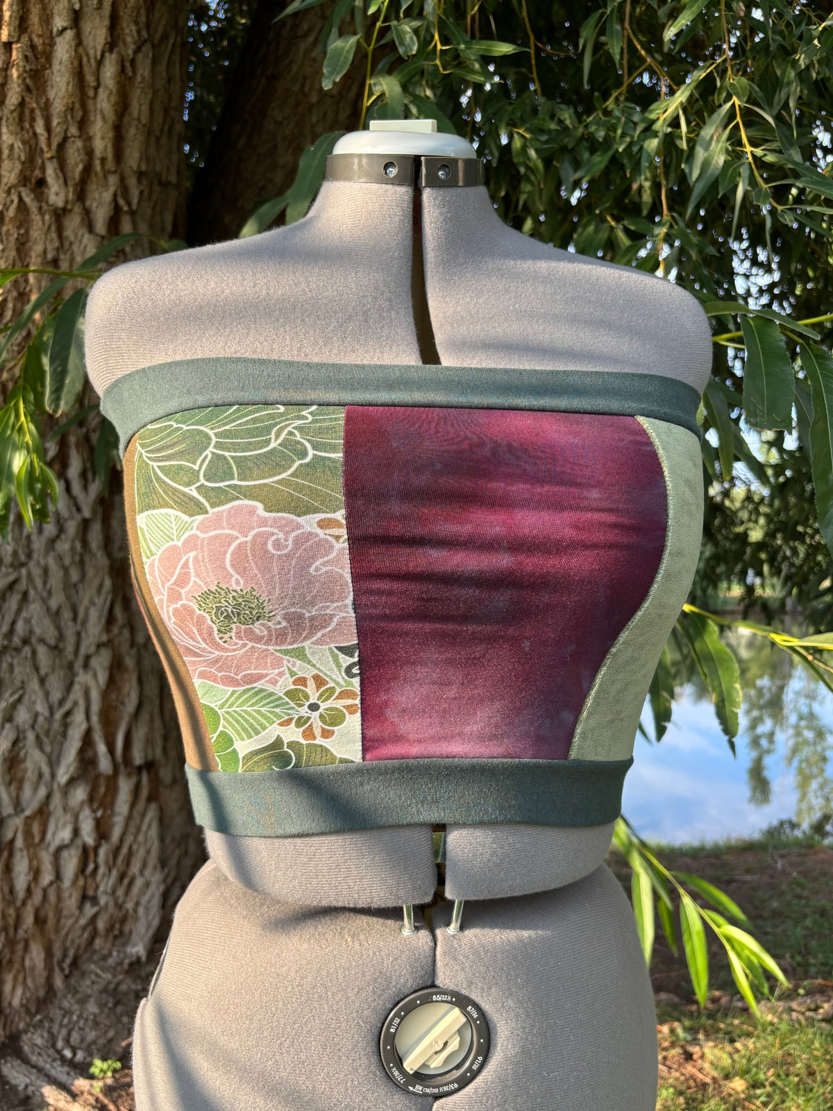 patchwork tube top // extra large