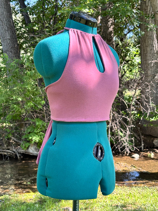 keyhole halter top // extra small - small