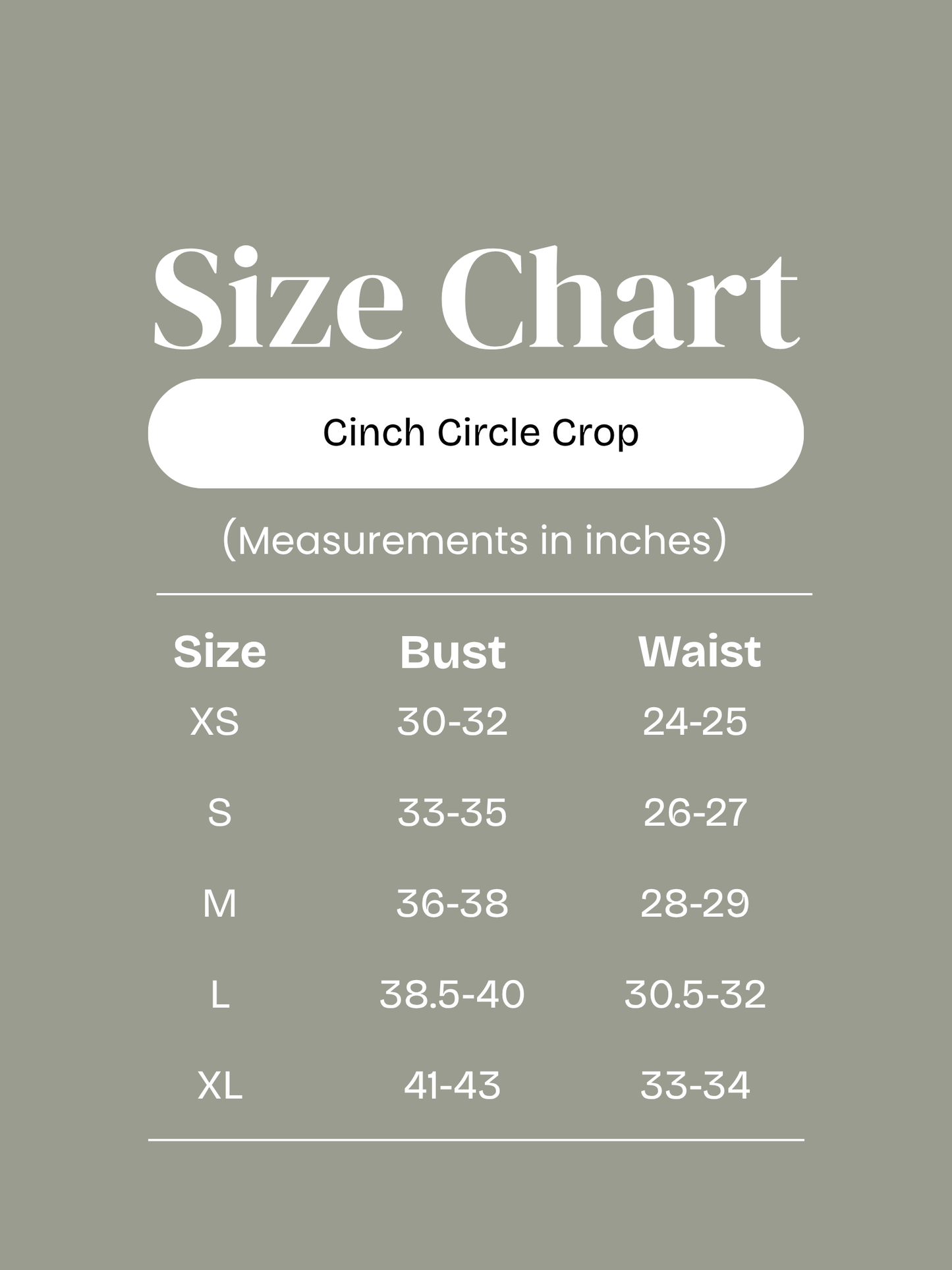 mto // cinch circle crop